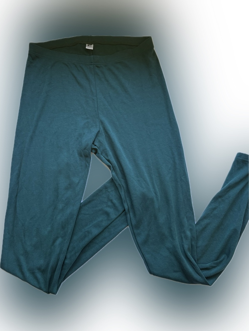 Kindred/Little & Lively Juniper/Green High-waisted Bamboo Leggings - Large